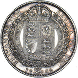 1889 Halfcrown - Victoria British Silver Coin - Very Nice