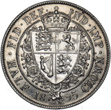 1895 Halfcrown - Victoria British Silver Coin