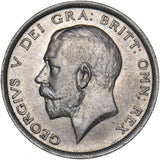 1916 Halfcrown - George V British Silver Coin - Very Nice