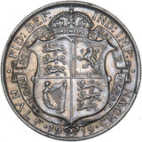 1919 Halfcrown - George V British Silver Coin - Very Nice