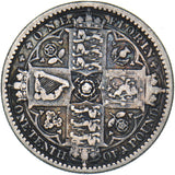 1849 Godless Florin - Victoria British Silver Coin