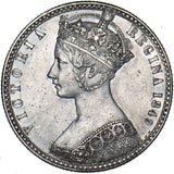 1849 Godless Florin - Victoria British Silver Coin - Superb