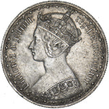 1880 Gothic Florin - Victoria British Silver Coin - Very Nice