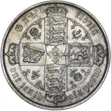 1880 Gothic Florin - Victoria British Silver Coin - Very Nice