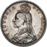 1888 Florin - Victoria British Silver Coin - Nice