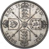 1888 Florin - Victoria British Silver Coin - Nice