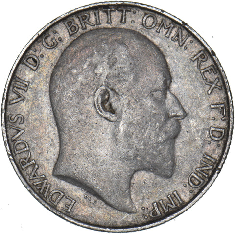 1905 Florin - Edward VII British Silver Coin - Nice