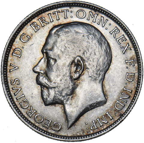1917 Florin - George V British Silver Coin - Very Nice