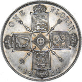 1917 Florin - George V British Silver Coin - Very Nice