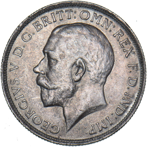1918 Florin - George V British Silver Coin - Very Nice