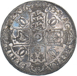 1663 Crown - Charles II British Silver Coin - Nice