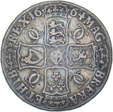 1664 Crown - Charles II British Silver Coin