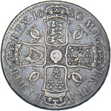 1680 Crown (Fourth Bust.) - Charles II British Silver Coin - Nice