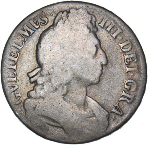 1696 Crown - William III British Silver Coin
