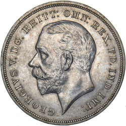 1935 Crown - George V British Silver Coin - Superb