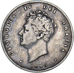 1825 Shilling - George IV British Silver Coin