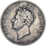 1825 Shilling - George IV British Silver Coin