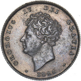 1826 Shilling - George IV British Silver Coin - Very Nice