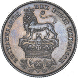 1826 Shilling - George IV British Silver Coin - Very Nice