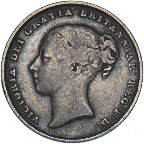 1839 Shilling - Victoria British Silver Coin