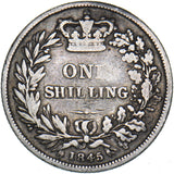 1845 Shilling - Victoria British Silver Coin
