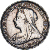 1897 Shilling - Victoria British Silver Coin - Nice