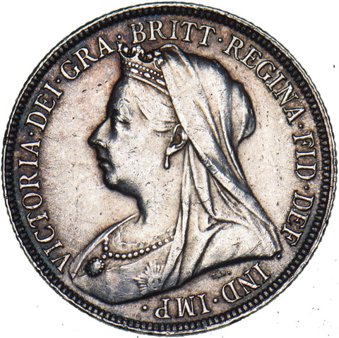 1897 Shilling - Victoria British Silver Coin - Nice