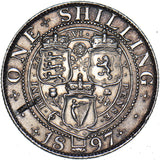 1897 Shilling - Victoria British Silver Coin - Nice