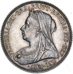 1897 Shilling - Victoria British Silver Coin - Very Nice