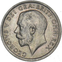 1920 Shilling - George V British Silver Coin - Nice