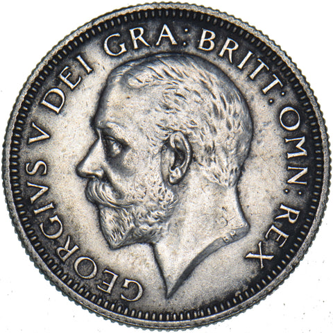 1926 Shilling - George V British Silver Coin - Very Nice