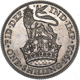 1932 Shilling - George V British Silver Coin - Superb