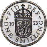 1953 Proof Scottish Shilling - Elizabeth II British  Coin - Superb