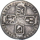 1758 Sixpence (Ex mount) - George II British Silver Coin