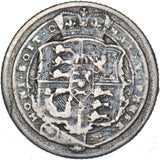 1817 Sixpence - George III British Silver Coin