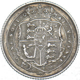 1817 Sixpence - George III British Silver Coin - Very Nice