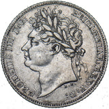 1821 Sixpence - George IV British Silver Coin - Nice