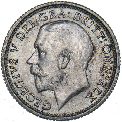 1926 Sixpence - George V British Silver Coin - Very Nice