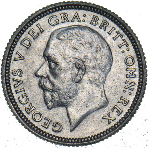 1926 Sixpence - George V British Silver Coin - Very Nice