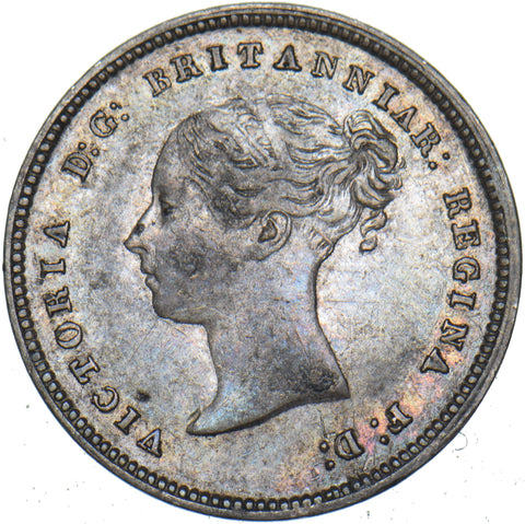 1851 Maundy Fourpence - Victoria British Silver Coin - Nice