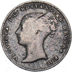 1843 Threepence - Victoria British Silver Coin