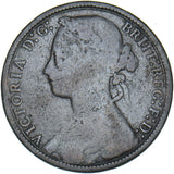 1874 Penny (F77 8+G R14) - Victoria British Bronze Coin