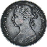 1890 Penny - Victoria British Bronze Coin - Nice