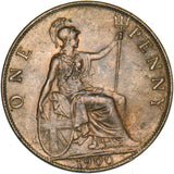 1900 Penny - Victoria British Bronze Coin - Very Nice