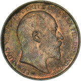 1904 Penny - Edward VII British Bronze Coin - Superb