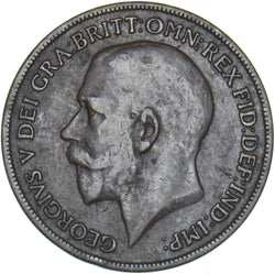 1918 KN Penny - George V British Bronze Coin - Nice