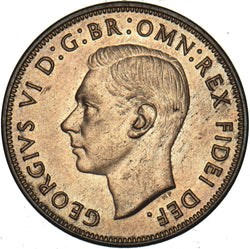 1951 Penny - George VI British Bronze Coin - Superb