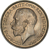 1923 Halfpenny - George V British Bronze Coin - Superb