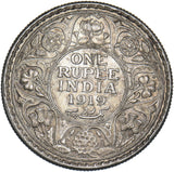 1919 India Rupee - George V Silver Coin - Superb