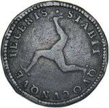 1786 Isle Of Man Penny - George III Copper Coin
